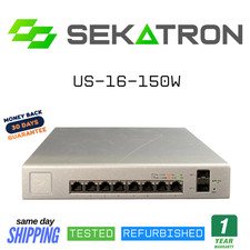    Ubiquiti UniFi US-8-150W 8  Gigabit PoE   2  SFP   150W Power Budget  