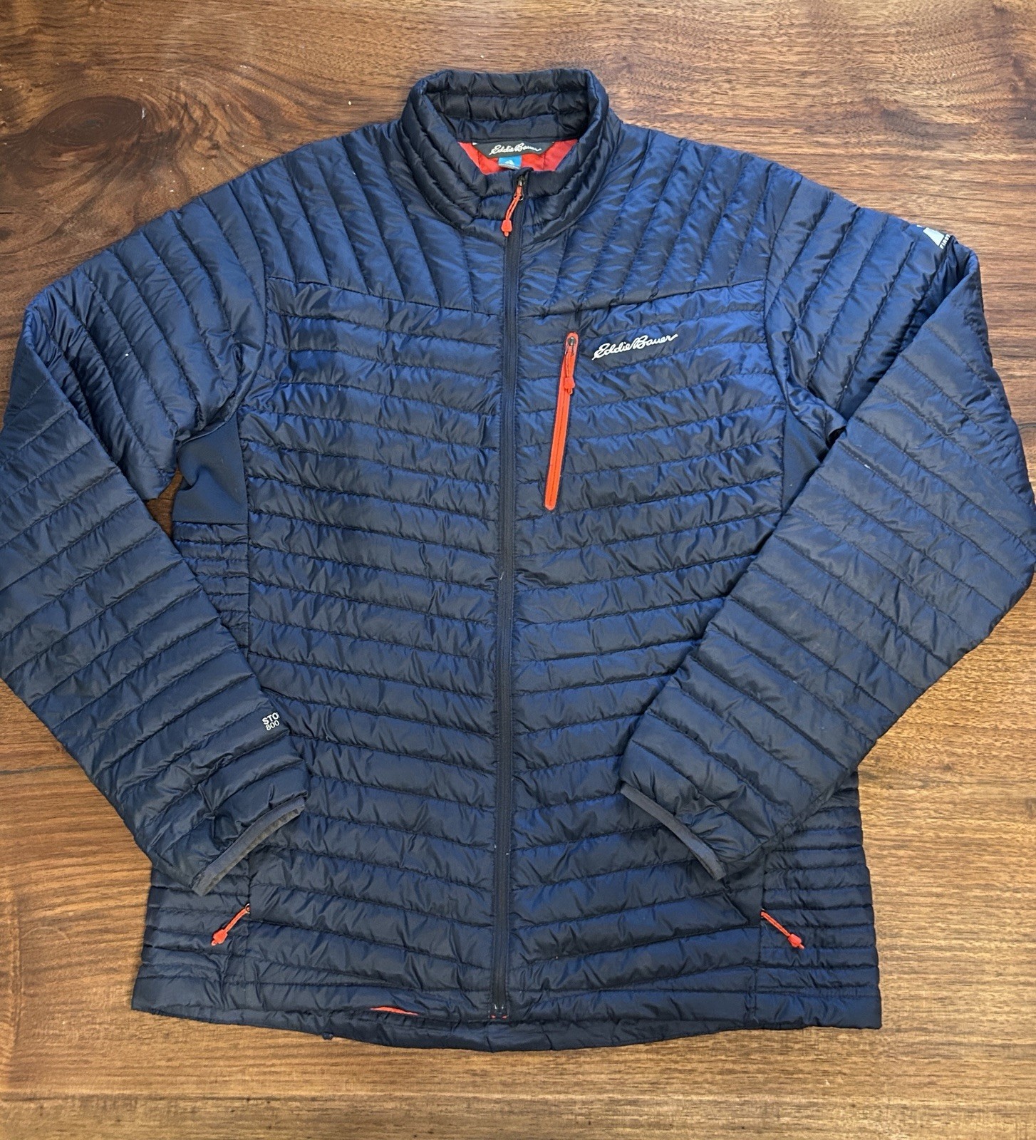 Eddie Bauer Men's First Ascent MicroTherm EB800 Down Jacket Tall Large TL *read*