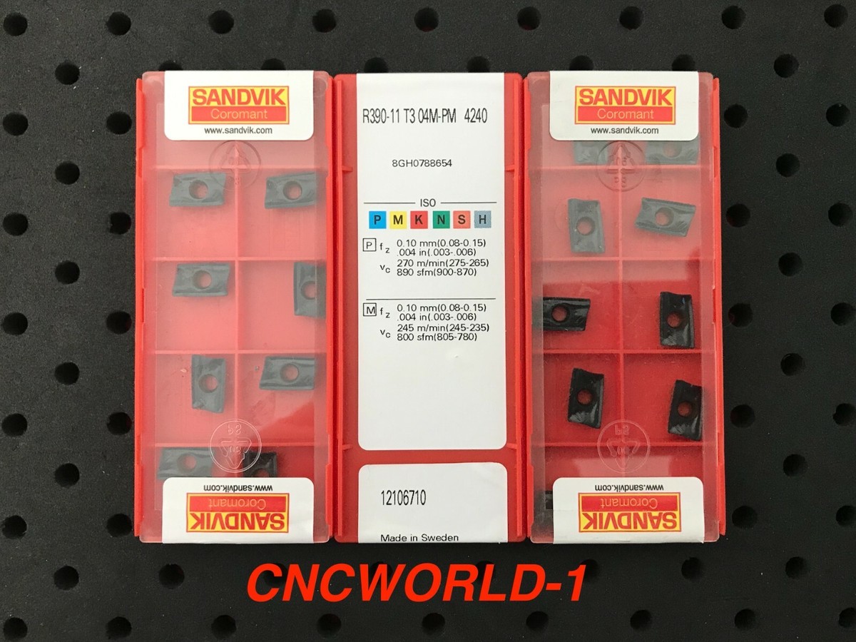 30 x Sandvik R390-11T304M-PM 4240 , Sandvik R390-11 T3 04M-PM 4240 