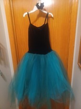 A Wish Come True Dance Recital Costume Dark Green Ballet Child Tutu Velour