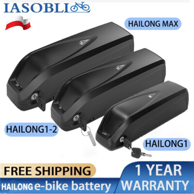 E-bike Akku 36V 48V 18Ah-30Ah 0-1500Wh Batterie Fahrradakku Hailong Ersatzakku