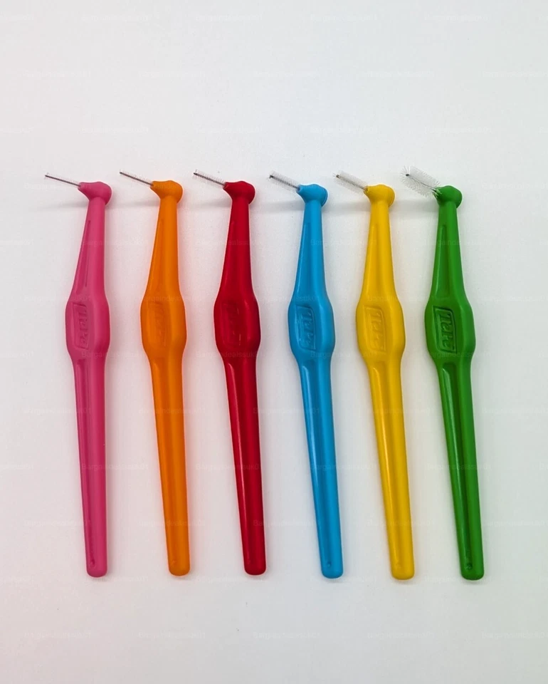 TePe Angle Interdental Brushes 25 Pack - Regular ALL SIZES 0-5 (0.4mm - 0.8mm)