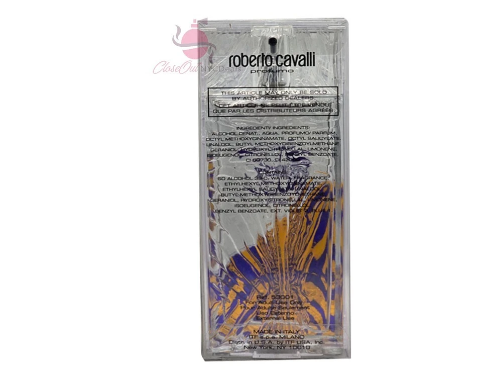 Just Cavalli for Him Roberto Cavalli 男士古龙水 2.0 盎司/60 毫升淡香水喷雾 — 第 3/3 张图片