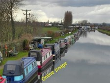 Photo 6x4 Bridgewater Canal Little Bollington Narrowboats moored near Agd c2012