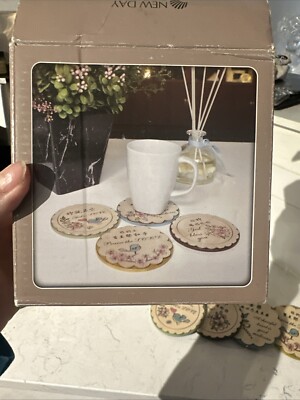 Religious Theme 4-Piece Coaster Set
