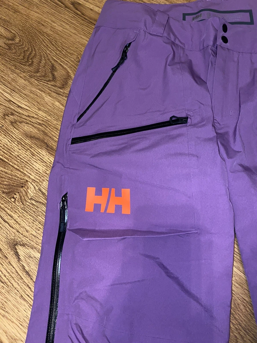 NWT Helly Hansen Womens Crushed Grape Aurora Infinity Shell Pants Size XL