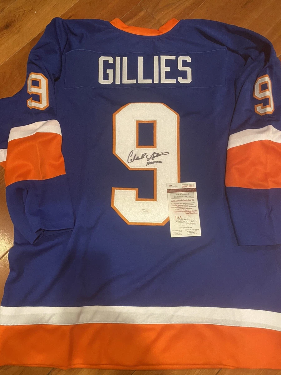 CLARK GILLIES New York Islanders HOF SIGNED Autographed JERSEY w/  Frameworth COA