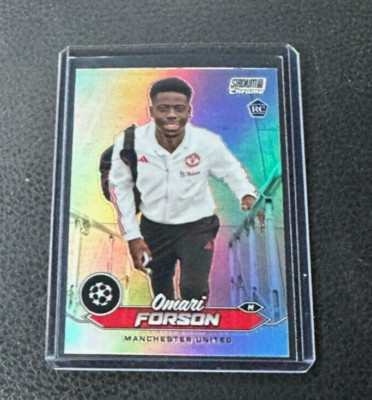 2023-24 Topps Stadium Club Chrome Omari Forson Rookie Silver Parallel