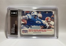 1990 Pro Set #794 Barry Sanders HOF Felix Wright Grabbing Sanders' Jersey GMA 9