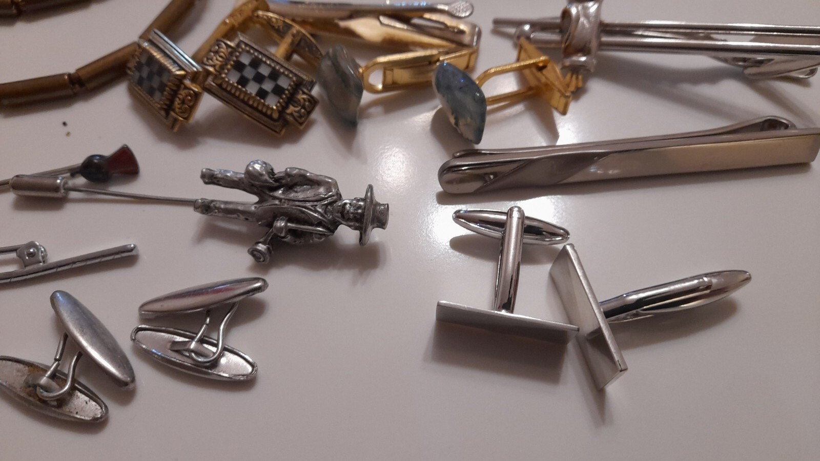 Bargain Bundle Of Assorted Cufflinks And Tie Pins eBay