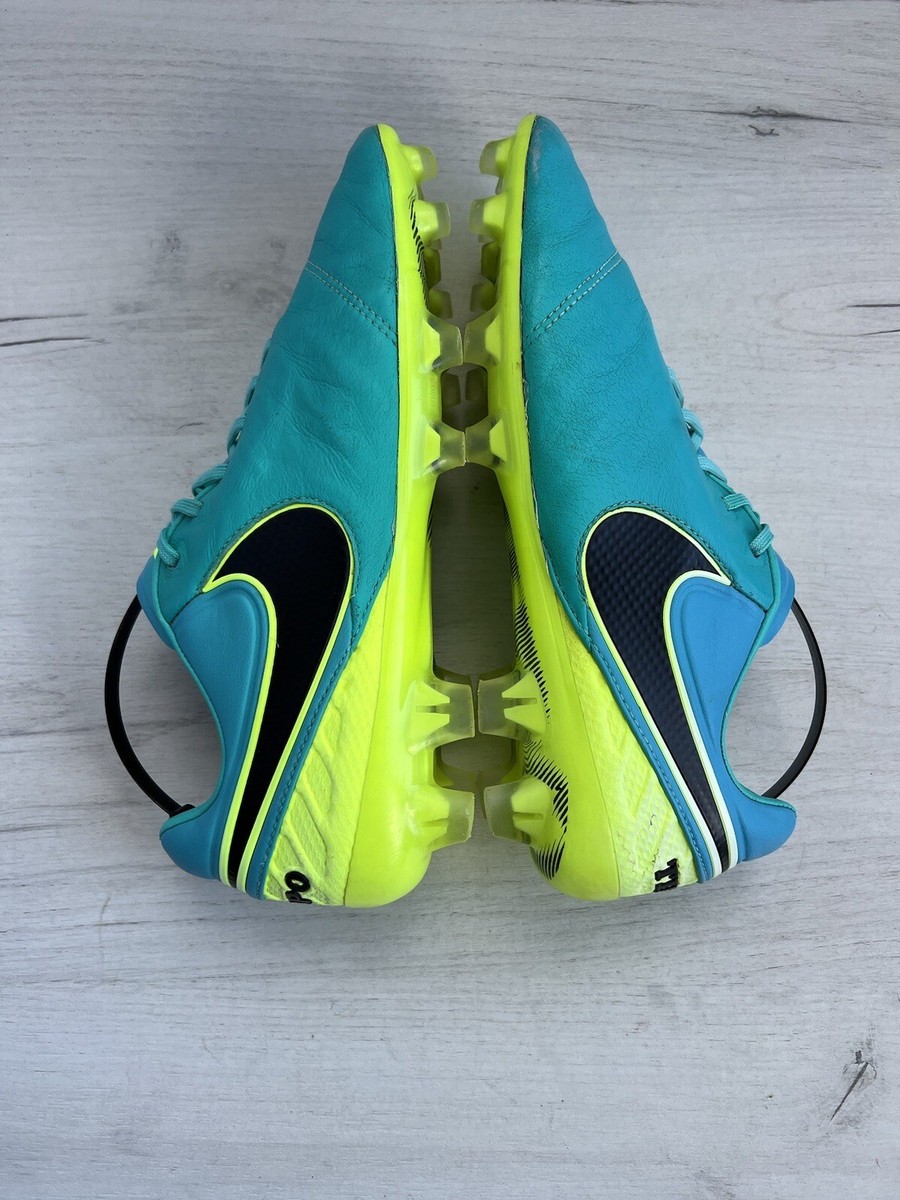 レア！NIKE TIEMPO LEGEND 6 FG ACC ティエンポ 6 Nike Tiempo Legend VI Elite FG ACC K-Leather Volt/Black Rare