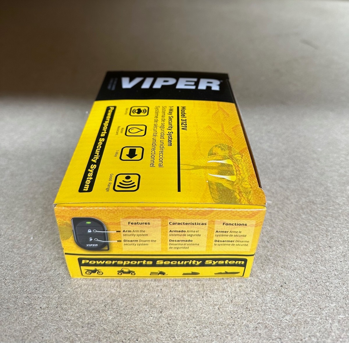 VIPER 3121V 二輪用セキュリティ バイパー VIPER 3121V 12Vバイク用セキュリティー/盗難防止