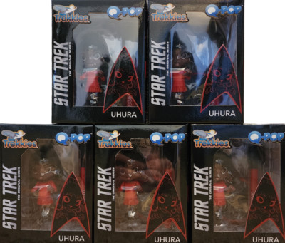QMX Classic Star Trek Q-Pop UHURA Figure in Original Box Lot of 5 NIB