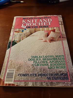 McCall s Design Ideas  Knit And Crochet  For The Home