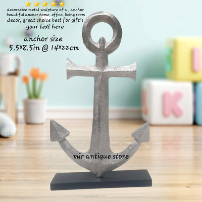 Anchor Table Top decorative Metal Sculpture of a, Anchor DecorHome YOUR TEXT HER