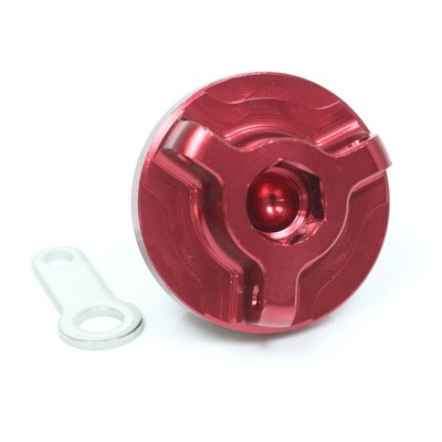 1x CNC Red Engine Oil Filler Cap For Vulcan S 650 EN650 15 16 17 18 19 20 21