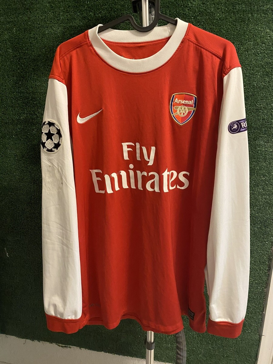 Arsenal Cesc Fabregas #4 Home Jersey 2010 Size L Spain England | eBay
