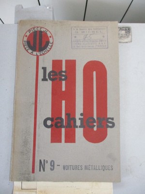 LES CAHIERS HO JEAN LAFFONT Nr. 9 LES CARS METALLIQUES