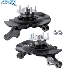 New For Lexus ES350 2007-2012 Front Steering Knuckles & Wheel Hub Bearings Set