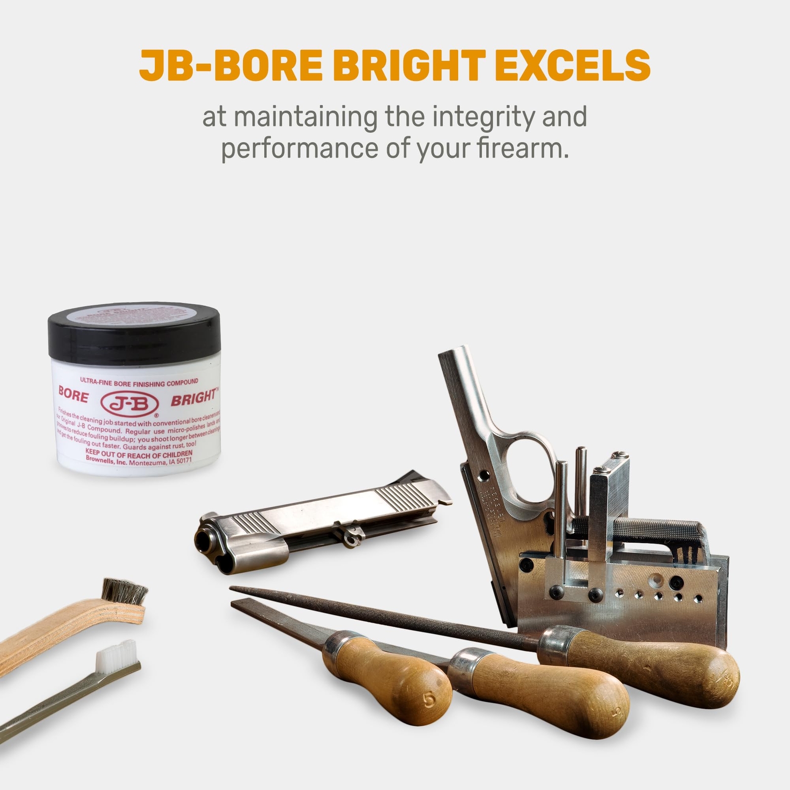 Brownells J-B Bore Bright Gun Cleaner Solvent Oil-Paste