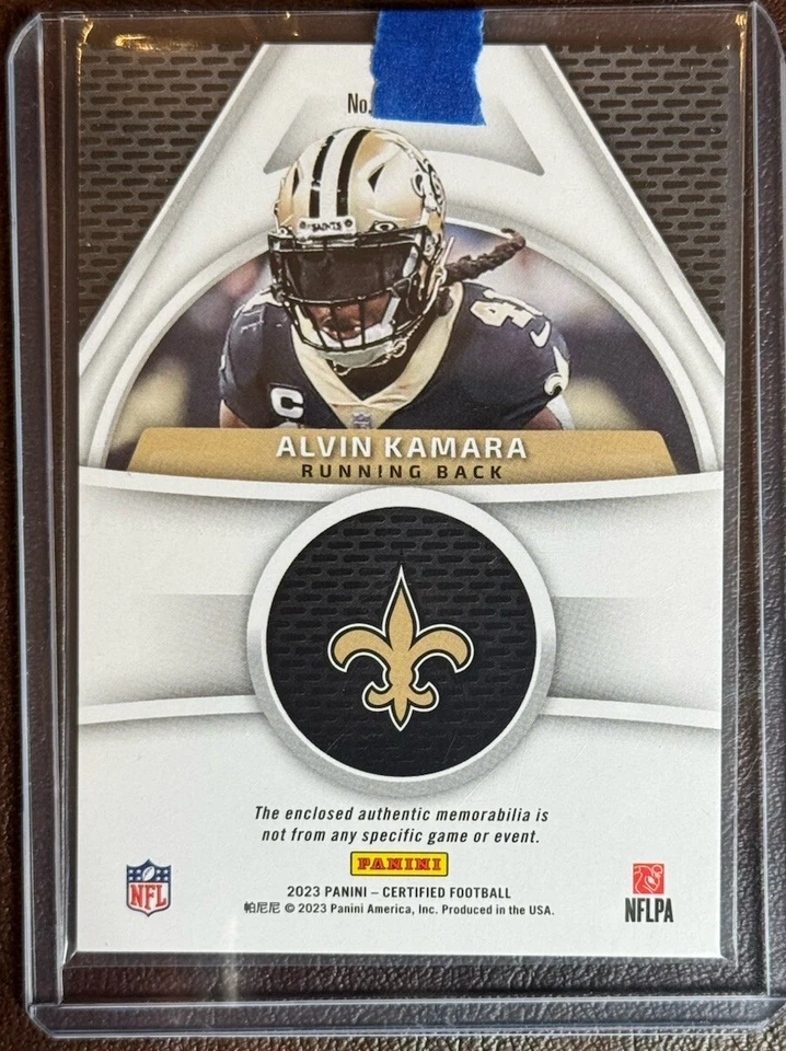 2023 Panini Certified - Piece of the Game Relics #POG-43 Alvin Kamara /199 (MEM) - Image 2 of 2
