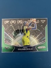 2021 Panini Prizm WNBA Far Out Green #6 Arike Ogunbowale