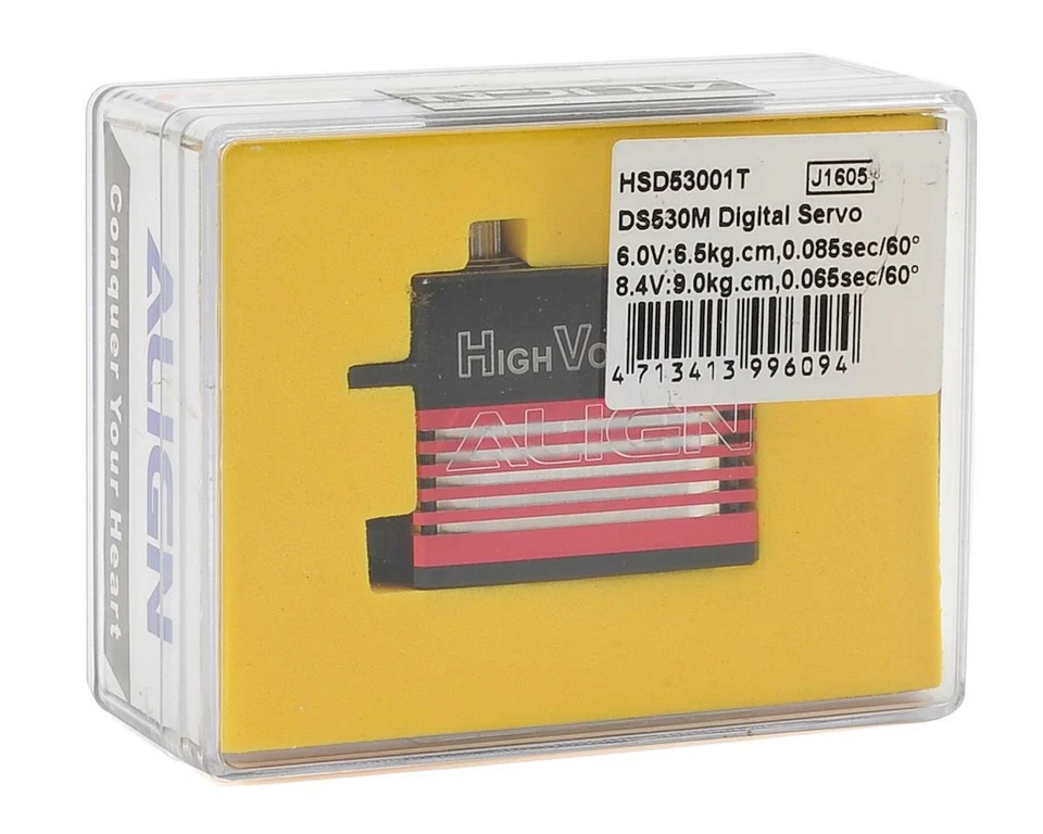 Align DS530M Digital Metal Gear Mini Cyclic Servo (High Voltage) (Aluminum Case) - Image 3 of 3