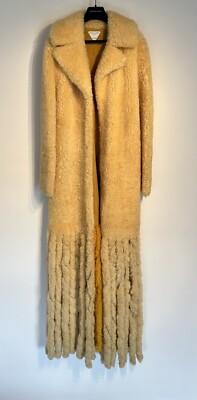 コート Bottega Veneta Fluffy Wool Coat Bottega Veneta FW20 Teddy Shearling Fringe Coat 38 | eBay