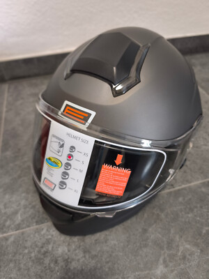 ORIGINE Delta Solid Matt Grau Motorrad Klapphelm mit Integrierter Bluetooth -...