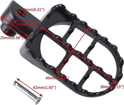 XLJOY Aluminum Footrests For PW50 PW80 TW200 TTR90 Dirt Bike - View #11