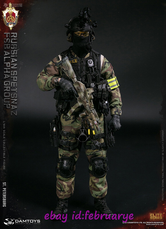 Damtoys 1/6 78071Russian Spetsnaz FSB Alpha Group Classic Version
