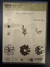 Stampin' Up What I Love clear photopolymer stamp set