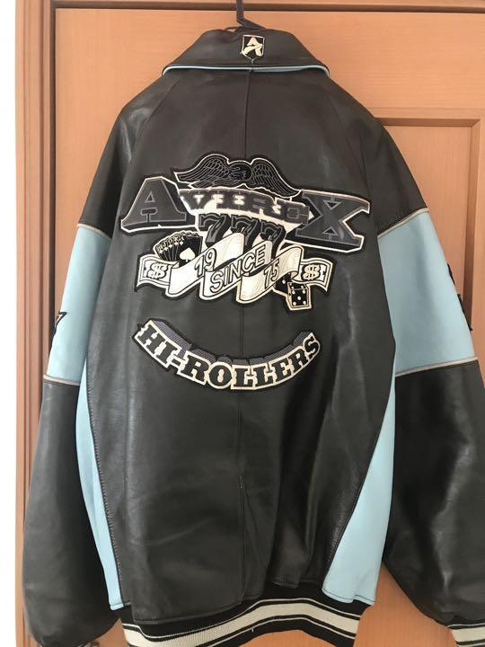 Vintage Avirex Leather Jacket Stadium Jacket Mens Size XXXL Vintage Avirex Leather Jacket Stadium Jacket Mens Size XXXL