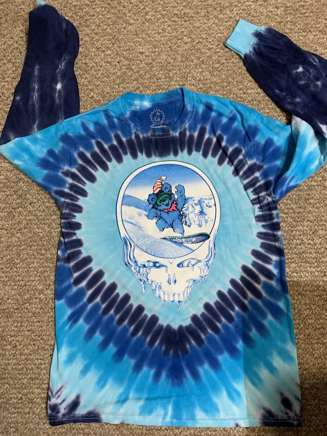 Grateful Dead Snowboarding Bears long sleeve size SMALL Snow Board Dancing Bears image 6