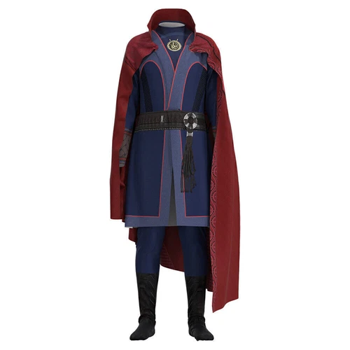 Dr.Strange Stephen Strange Kids Boys Cosplay Costume Outfit Sets Jumpsuit Cloak - Picture 10 of 19
