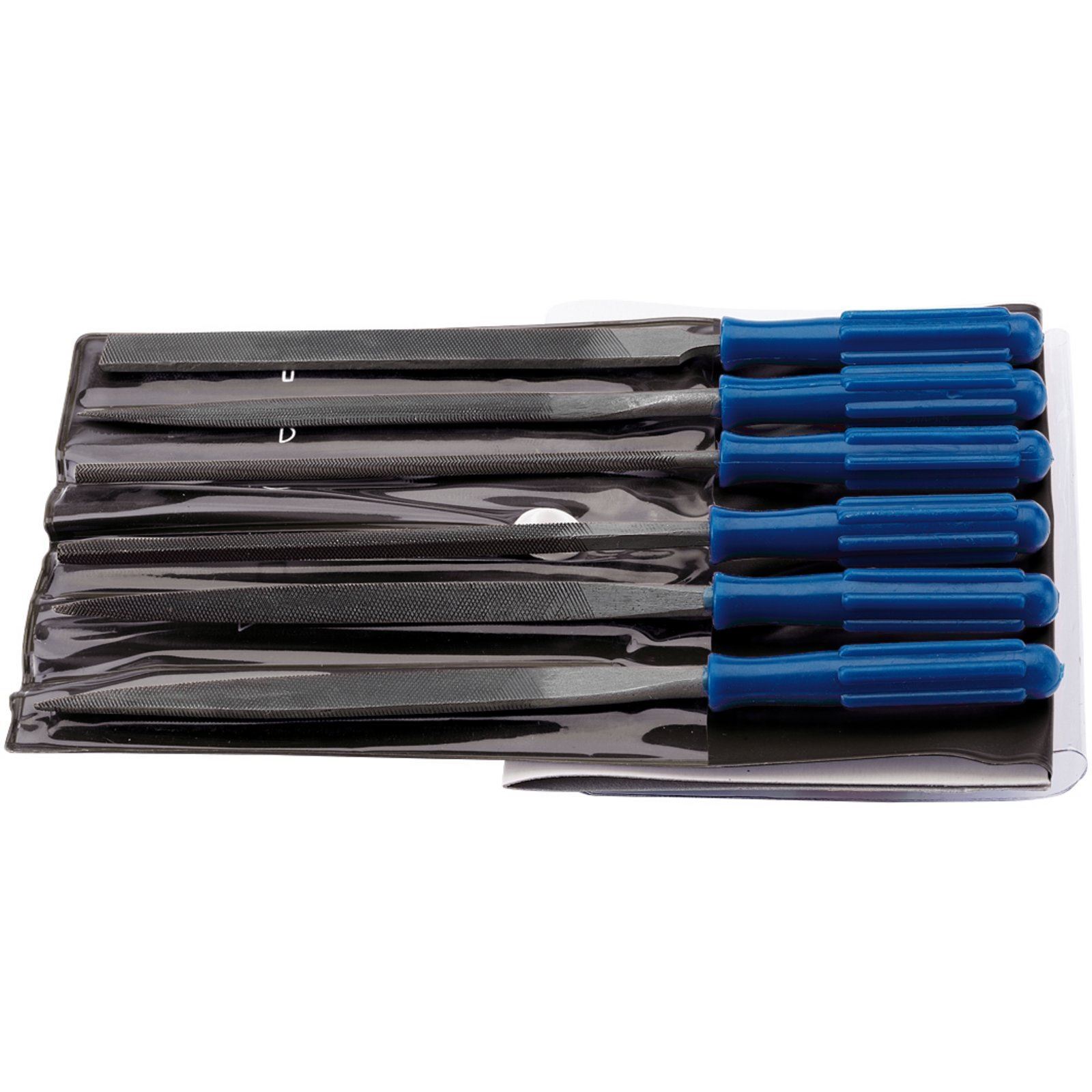 Draper 1x Files 6 Piece 100mm Warding File Set with Handles Professional Tool