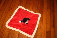 Disney Baby Mickey Mouse Lovey Security Blanket Crinkle Ears Red Yellow Plush