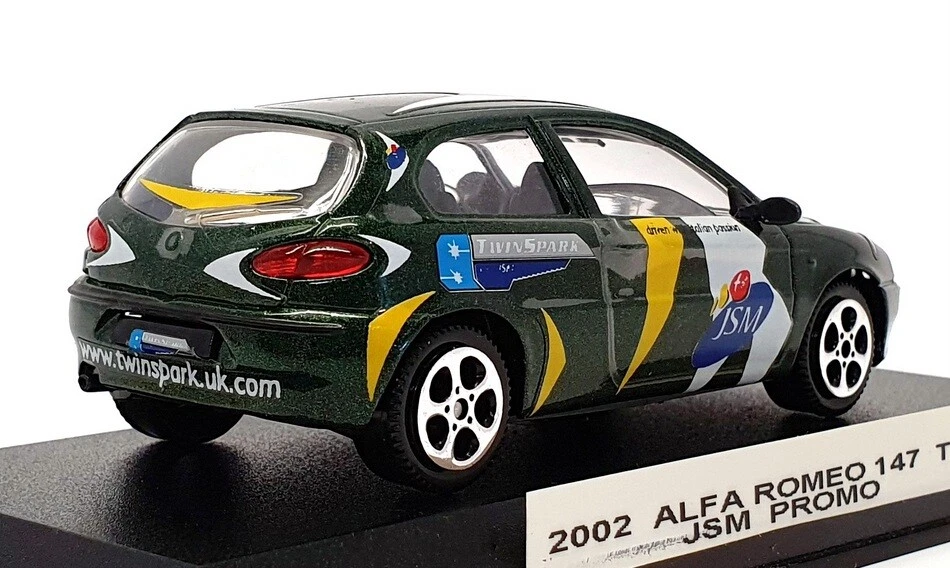 Majorette 1/43 Scale MJ01G - 2002 Alfa Romeo 147 T/S JSM Promo REWORKED - Image 2 of 4