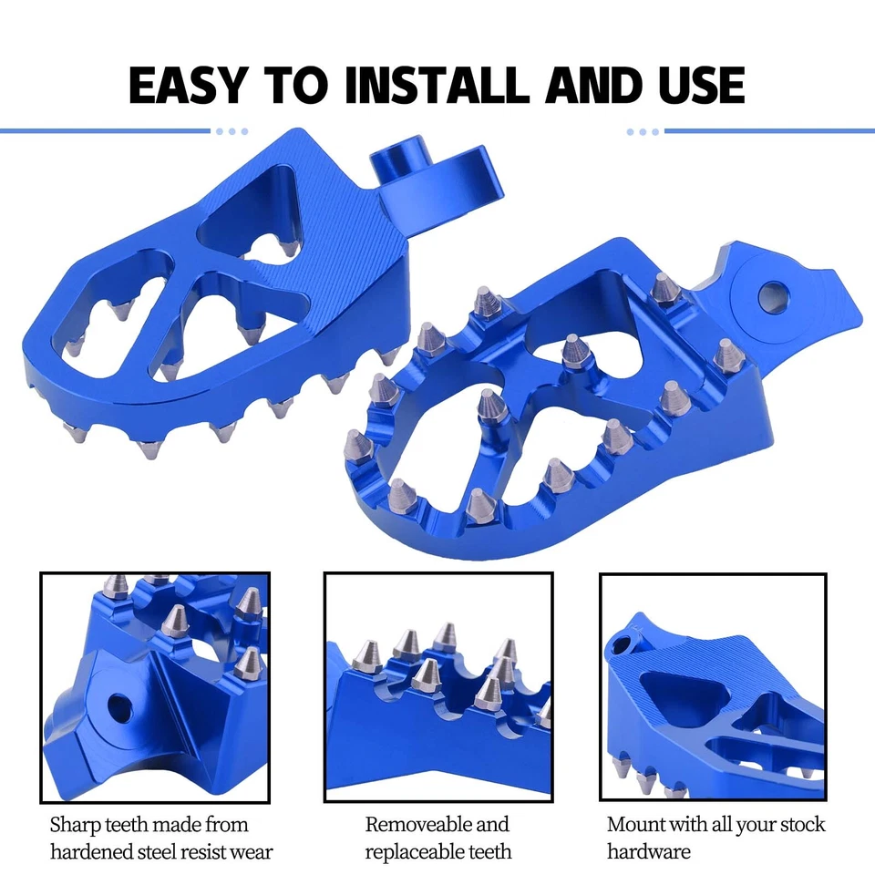 Pedal de reposapiés más ancho para Honda XR50R 70R 80R XR100R CRF80F/100F Foto 2 de 4