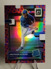Jackson Kowar 2022 Donruss Optic Rated Rookie Red Star Optic /25 Royals RC