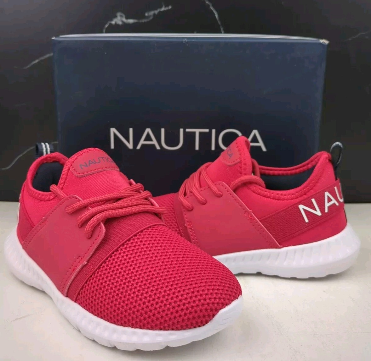 Nautica Kappil Toddler Athletic Shoe Red sz 12