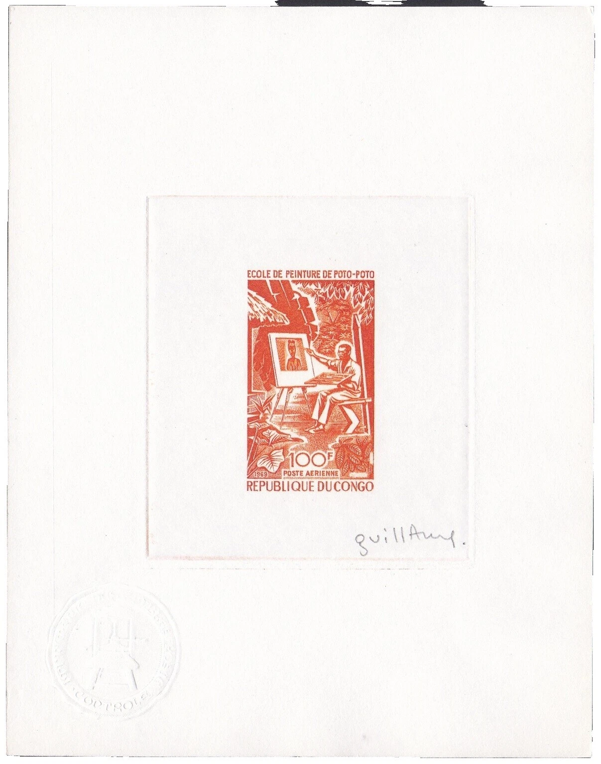 Art, Artists Decimal Congolese Stamps