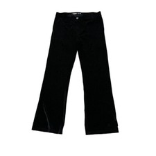 Betabrand Classic Dress Yoga Pant Black Velvet W0104-BAV Size XL Dressy Holiday