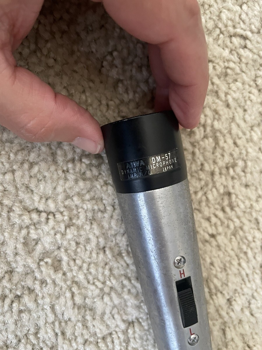 Aiwa Dm-57 Vintage Dynamic Microphone Made In Japan Tested | eBay