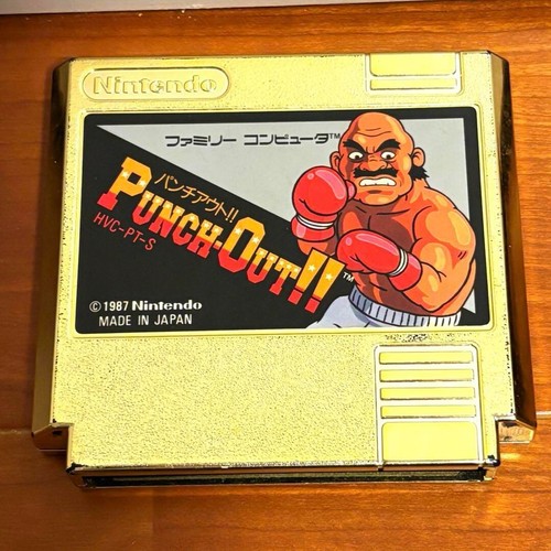 NINTENDO NES Famicom Cartridge Punch Out Gold NTSC-J Tested & Works Rare - Picture 8 of 17