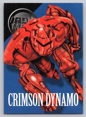 1996 Fleer Marvel Vision - Embossed Textured - #88 Crimson Dynamo