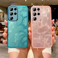 For Samsung Galaxy S26 S25 S23 S22 S21 S20FE Shockproof Laser Paper Phone Case