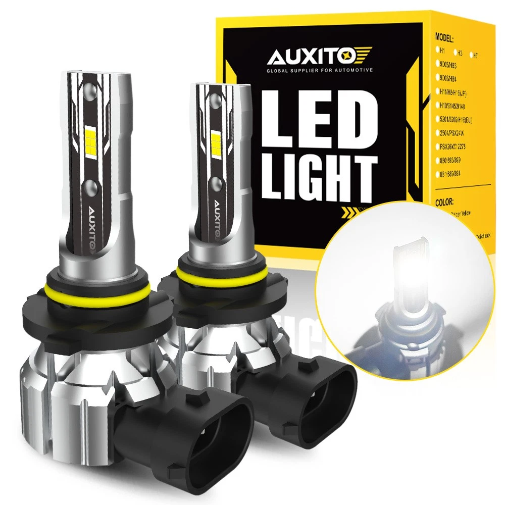 9005 HB3 LED HEADLIGHT KIT Combo Bulbs 10000K High&Low Beam Super Bright White