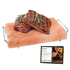  Natural Himalayan Salt Block Himalayan Salt Cooking Block (Stainless Steel)