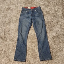 Levi's 511 Slim Blue Jeans Stretch Youth Sz 12 Reg 26 x 27 Adjustable Waist